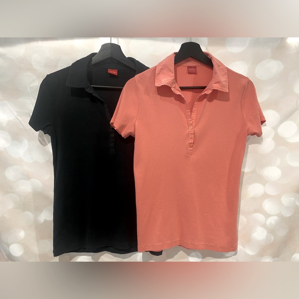 Esprit bundle of two polo shirts.